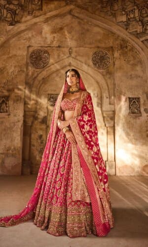 Bridal Pink Lehenga thumbnail 3