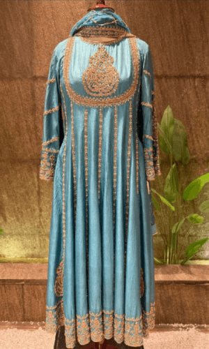 Blue Anarkali thumbnail 1