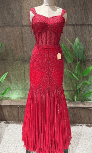 Red Corset Fishcut thumbnail 1